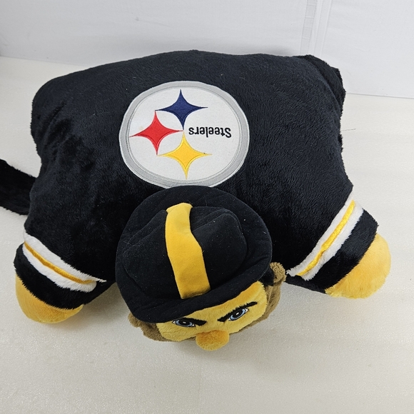 Pittsburgh Steelers Steely McBeam Authentic Pillow Pet NFL Football Plush - Picture 3 of 16
